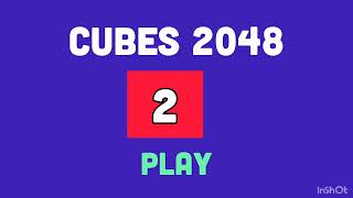 Cubes 2048 remake