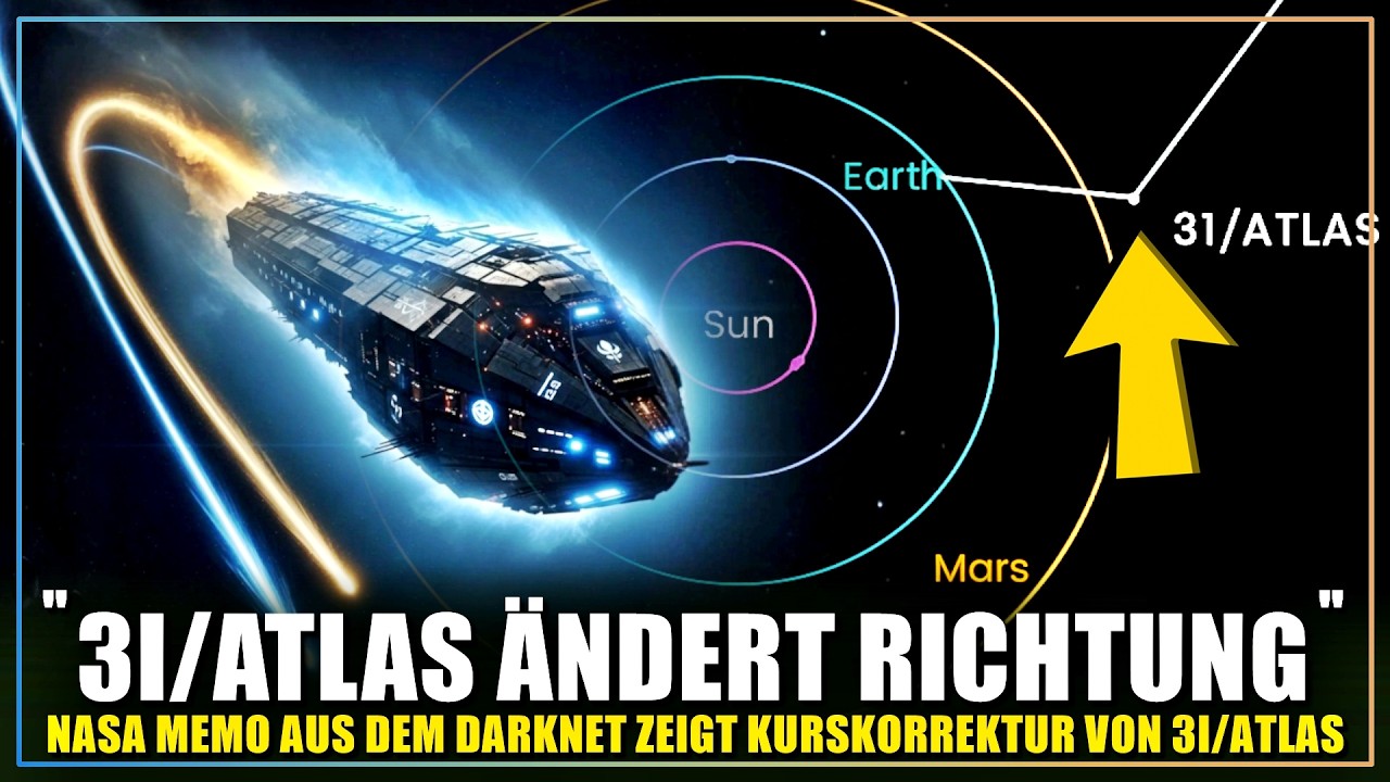 "3I/Altas hat grade seinen Kurs geändert!" – Geheimes NASA Memo aus dem Darknet geleakt (Gerücht!)