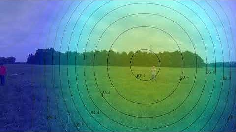 Test Eigenmike SPL colour mapping