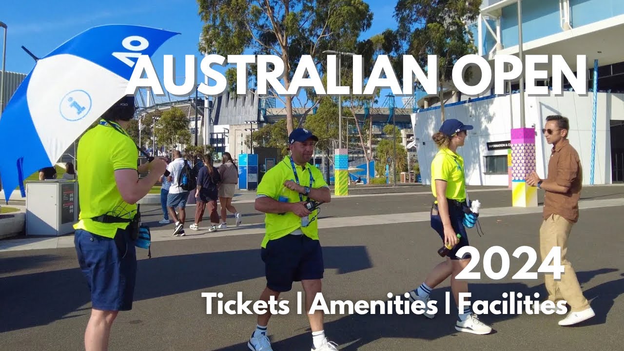 AUSTRALIAN OPEN 2024 Walk ⎮Melbourne Park Walk ⎮What to expect from AO 2024? #aovivo #australia