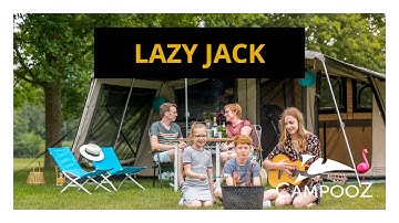 Campooz tenttrailer Lazy Jack - de vouwwagen voor 2 tot 6 personen