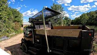 Installing an electric tarp kit on a dump truck
