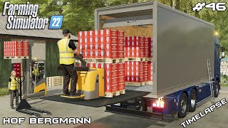 Selling UHT MILK with SCANIA S BOX with TAILGATE | Hof Bergmann | Farming Simulator 22 | Episode 46 screenshot 1