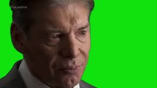 Vince McMahon Crying Green Screen Meme Template