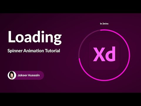 Loading Spinner - Adobe XD #trending #shorts #design #ui #adobe