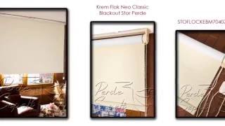 PerdeSepeti.com.tr - Flok Neo Classic Blackout Stor Perde
