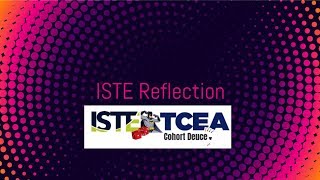 ISTE Certification Reflection, Samantha Duchscherer