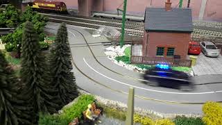 Triang Minic Motorway - Police Car Chase