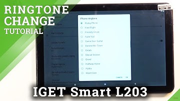 How to Change Ringtone in IGET Smart L203 – Enter Ringtones Settings