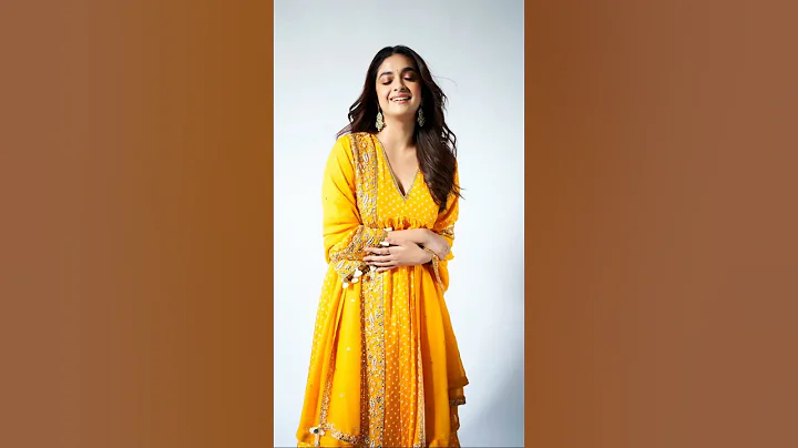 keerthy Suresh inspired Haldi ceremony look 😍🥰🤩☺️❤️ #ytshorts #shortsfeed #trending