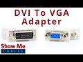 DVI-I Dual Link Male to HD15 VGA Female Adapter #2907