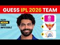 Guess the 2026 IPL Team of Your favourite Cricketers!🤔🔥 #iplquiz #ipl2026 #hardquiz #quiz