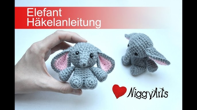 Anhänger Elefant - Häkelanleitung