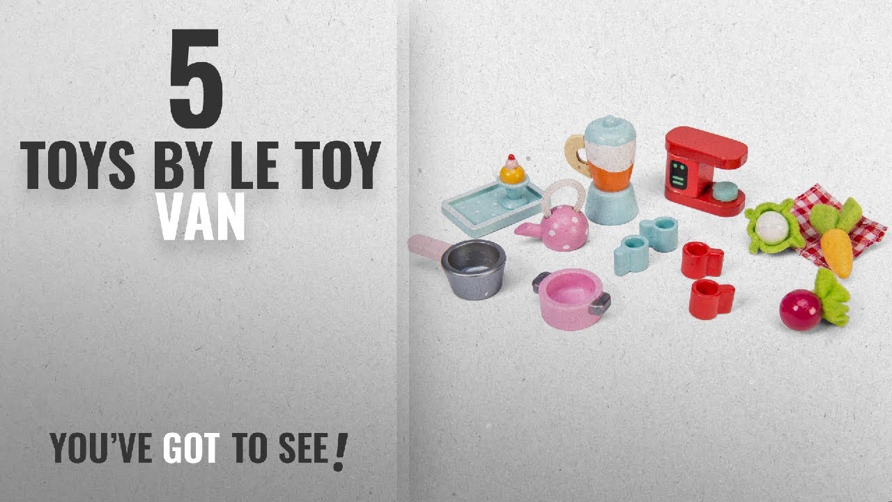 Top 10 Le Toy Van Toys [2018]: Le Toy Van Tea Time Kitchen Accessory Pack Playset