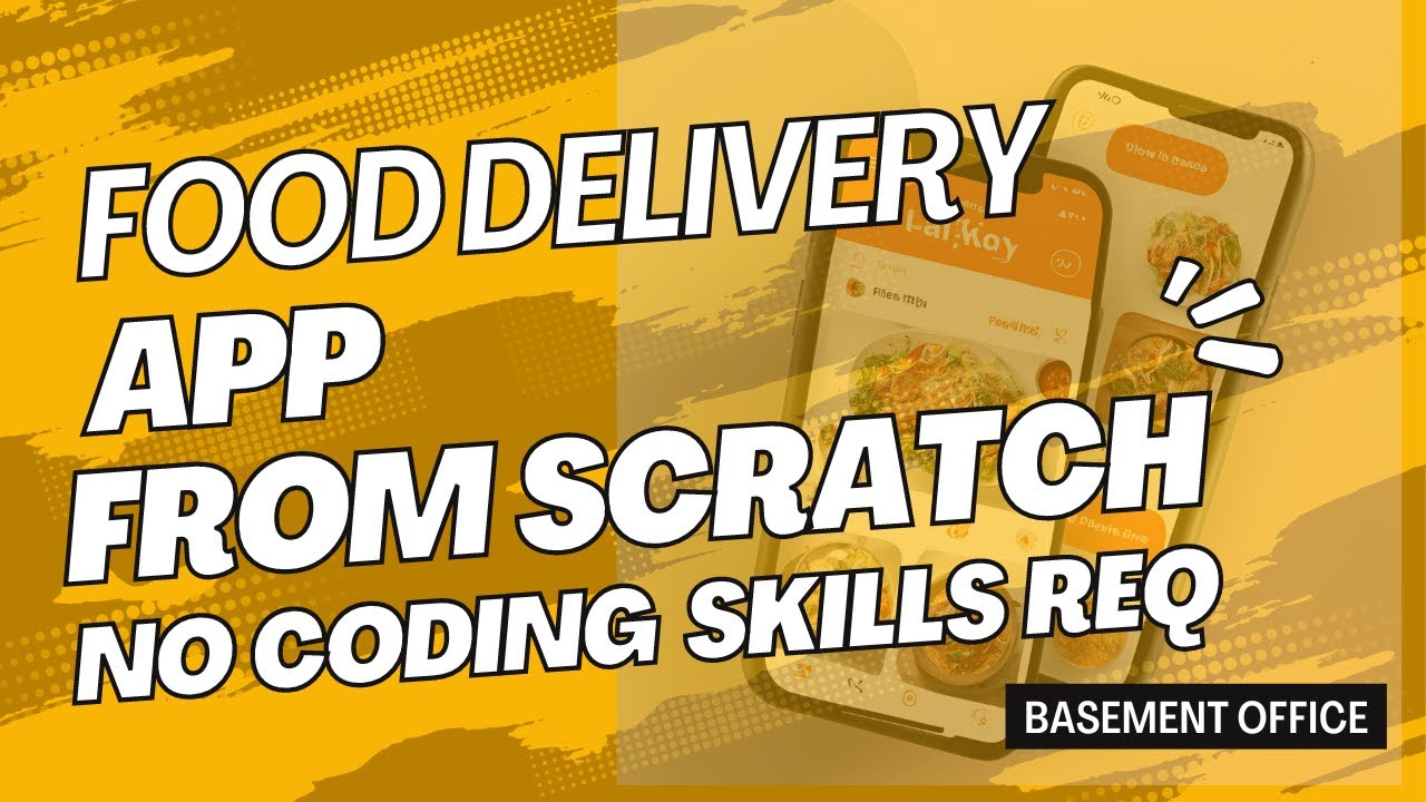 Food delivery app from scratch without any coding skills required - YouTube