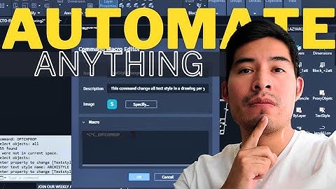 LEARN AutoCAD Macros as a Total Beginner