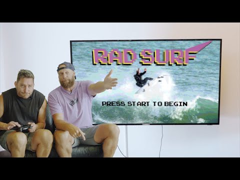 Playing The New Surfing Video Game