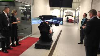 A Ferrari 458 test drive on the Eleetus Motorsport simulator. Wealth