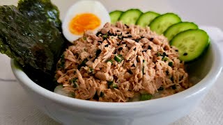 Got tuna and rice? Whip up this nocook yum yum sauce bowl in minutes!