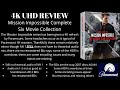 Mission Impossible 1-6 4K UHD Collection Review