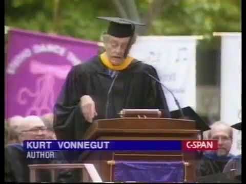 Kurt Vonnegut 1999 commencement speech at Agnes Scott College