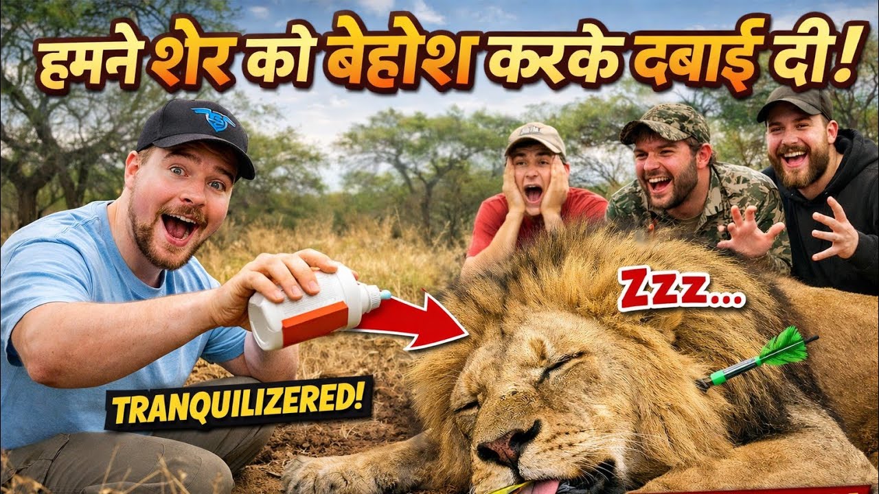 Mr beast ke शेर ke video 