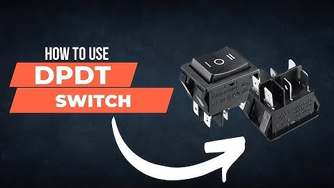 How to rotate motor in both directions using DPDT Switch.