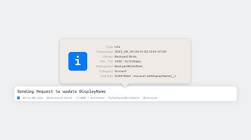 WWDC23: Debug with structured logging | Apple