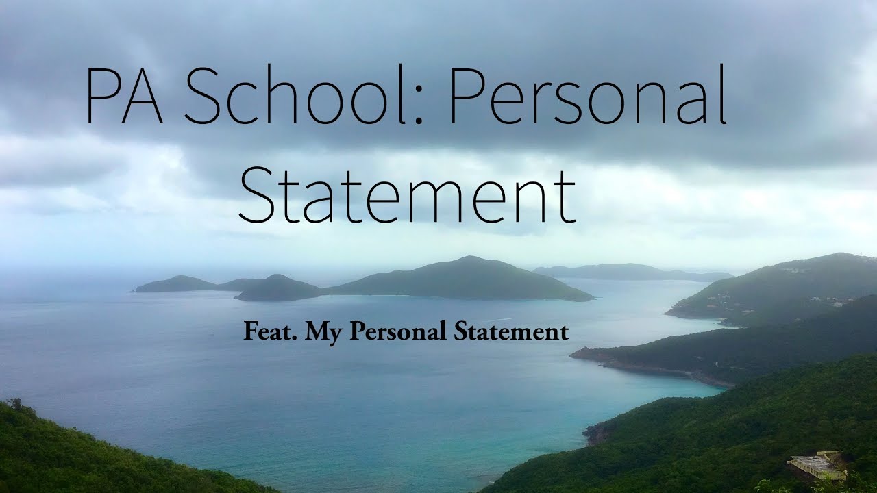 pa life personal statement