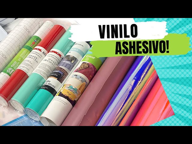 QUE ES EL VINILO ADHESIVO  Como Cortar y Usar el #vinilo Con Una #cricut 