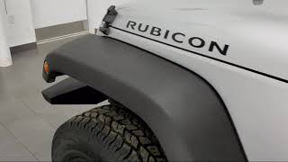 2012 Jeep Wrangler Rubicon Bright Silver Metallic Used. walk around for sale in Fond Du Lac, Wiscons