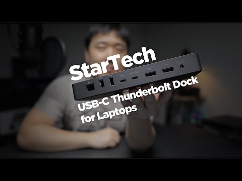 StarTech - Thunderbolt 3 USB-C Laptop Docking Station Testing & Review (PD 60W, Dual Displayport)