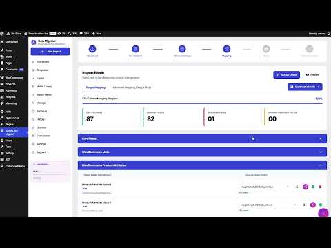 Map File Columns to WordPress Fields (with Expressions) | Audie Data Migrator