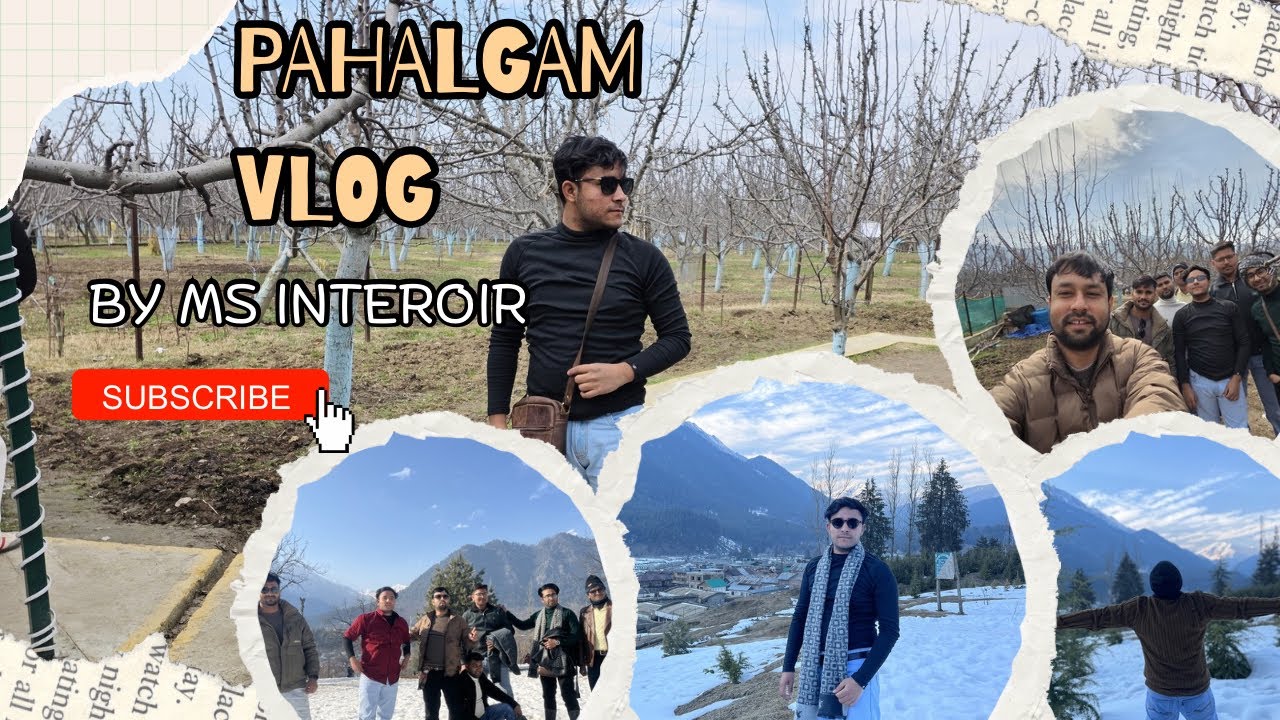 pahalgam vlog by ms interior ❤️#treding #vlog #pahalgam #vlog #kashmir #enjoyment #funny #vlog 