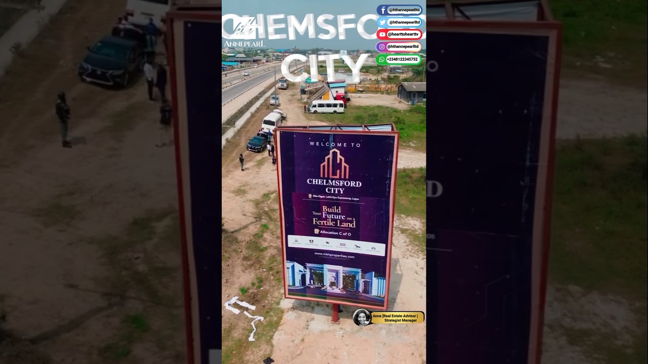 Chelmsford City Near Lekki Airport | Investment Facing Lekki Epe Expressway