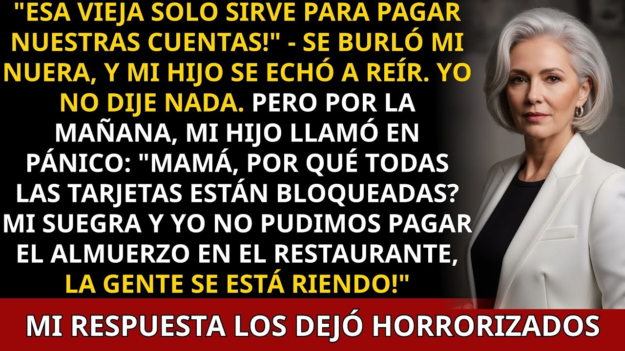 Por Qué Todas Las Tarjetas Están Bloqueadas? Mi Suegra Y Yo No Pudimos Pagar El Almuerzo En El Re..