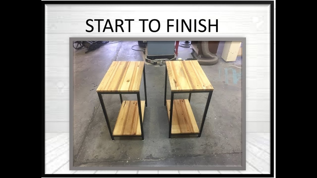 DIY Furniture How To Build a Modern End Table YouTube