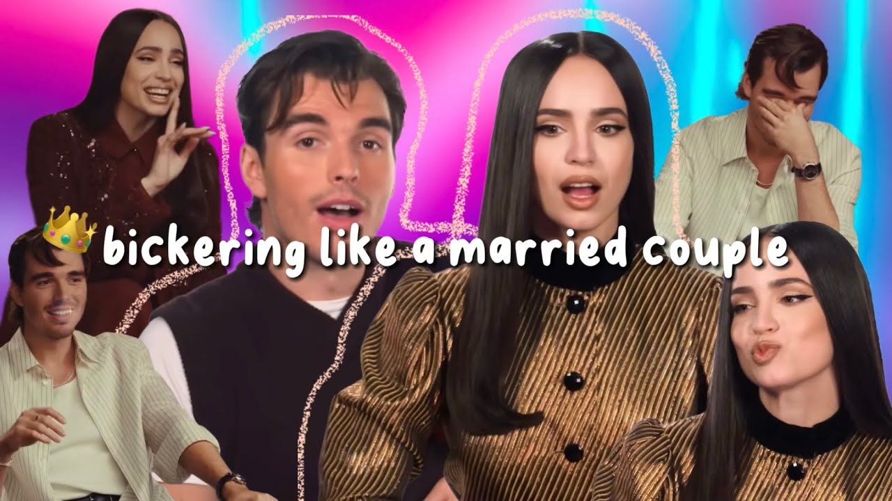 sofia carson and corey mylchreest bickering like an old married couple