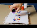 Easy Cells Techniques | Acrylic Pour with Cells | Fluid Painting For Beginners | New Painting