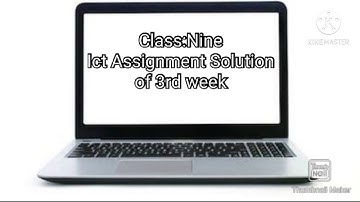 Ict Assignment Solution Of Class Nine