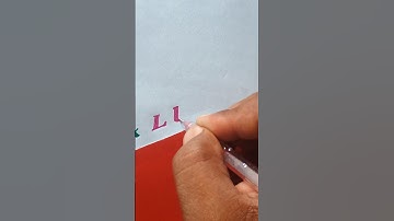 L l print letter.                                   #shortfeed #ytshorts #handwriting #fonts