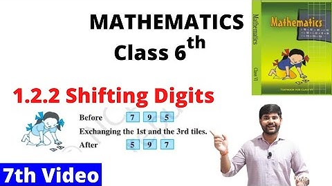 1.2.2 Shifting digits Chapter-1 Knowing our numbers Class 6th Page no. 5  Mathematics NCERT