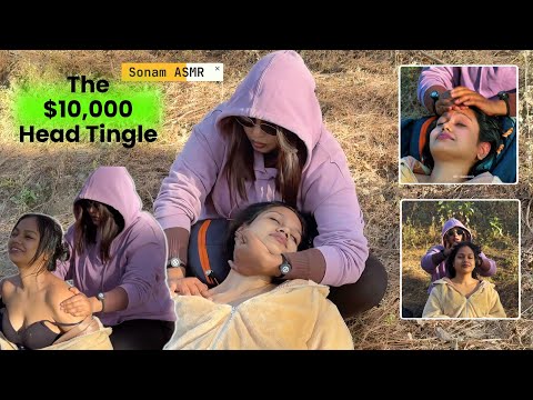 ASMR Sounds That Replaces Stress | Indian Head Massage by Sonam In National 😴