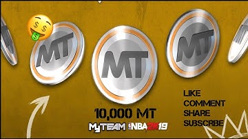 NBA2K19 MyTeam LOCKER CODE FOR 10,000 MT!!!