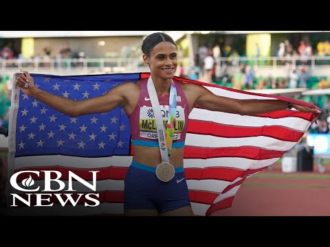 Sydney McLaughlin Takes Reporter to CHURCH After Record Setting Run | CBN News Break July 25, 2022
