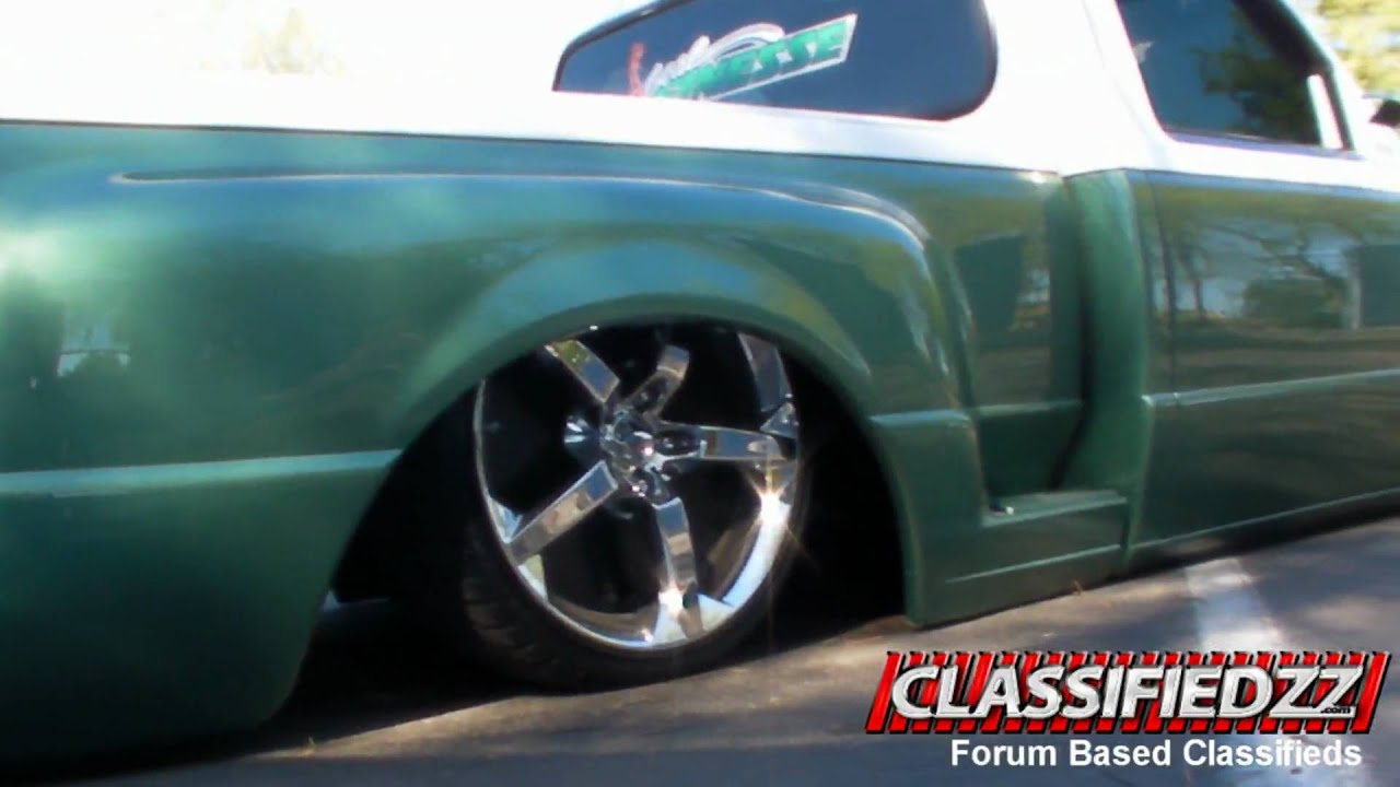  Ford  Ranger  Bagged Body Dropped Show Truck  YouTube