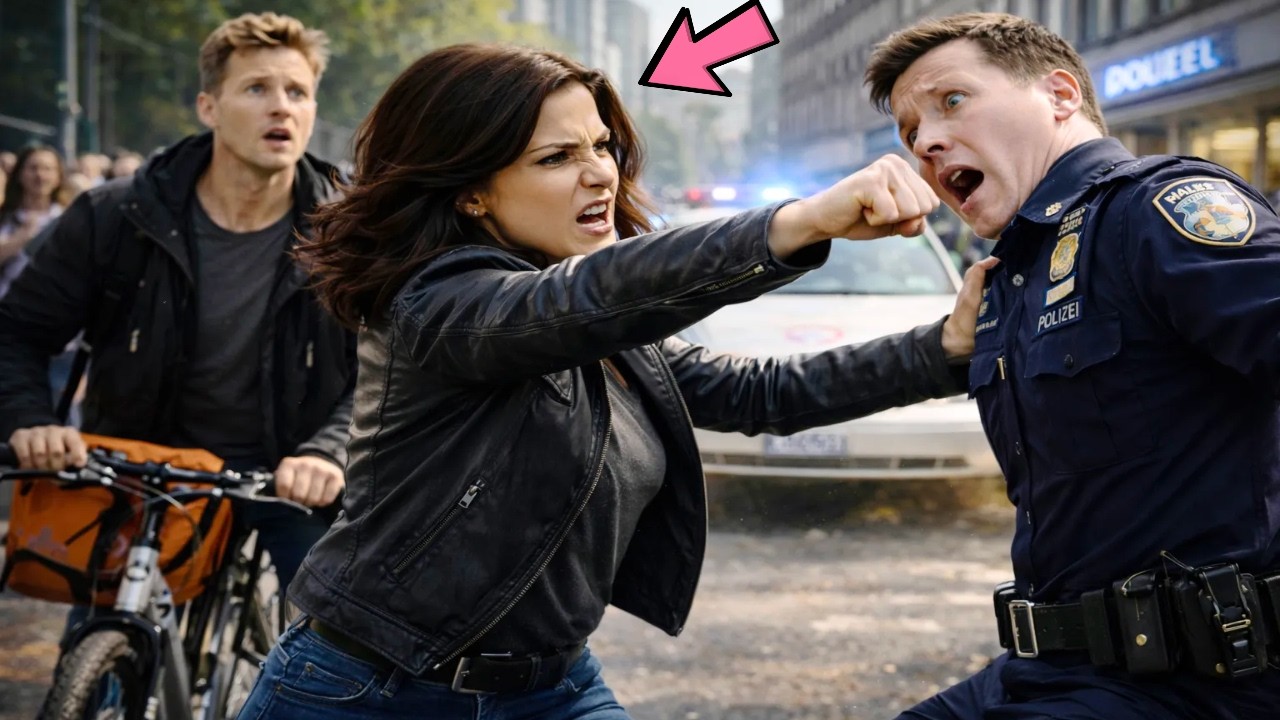 Polizist erniedrigt Lieferfahrer – Sekunden später schlägt eine Frau zurück und schockiert alle