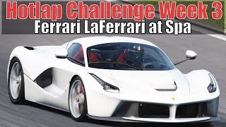 Assetto Corsa Hotlap Challenge Week 3!  The Ferrari LaFerrari at Spa