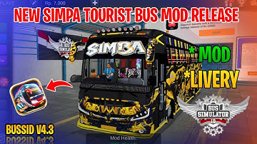 New Zetastra Bus Mod Tamil | Bus Simulator Indonesia | Simpa Tourist Bus Livery In Bussid #simpa