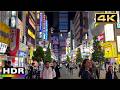 Tokyo Night Walk 4K 🇯🇵 | Shinjuku Walking Tour (Neon Streets & City Sounds)